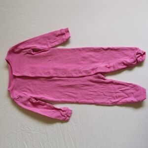 joe fresh basic purple cotton snap sleeper footless pajamas 6-12 months baby